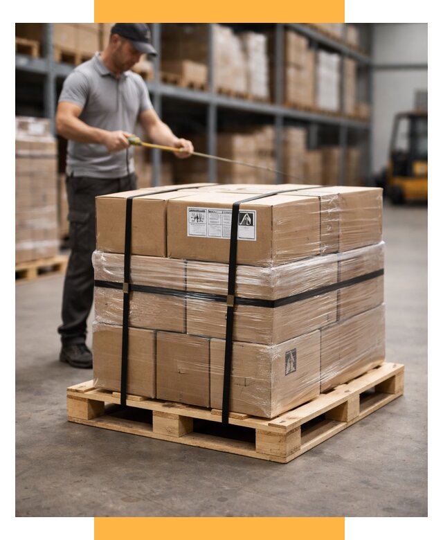 Упаковка и паллетирование грузов от 3555 р. | СетСервис-Ббн