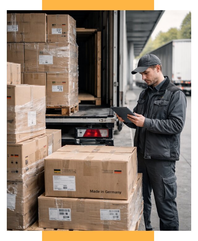 Доставка грузов из Германии от 45707 р. быстро - СетСервис-Ббн