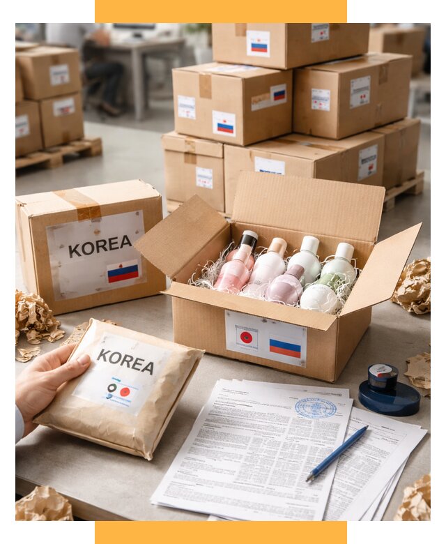 Доставка косметики из Кореи от 8633 р. под ключ | СетСервис-Ббн