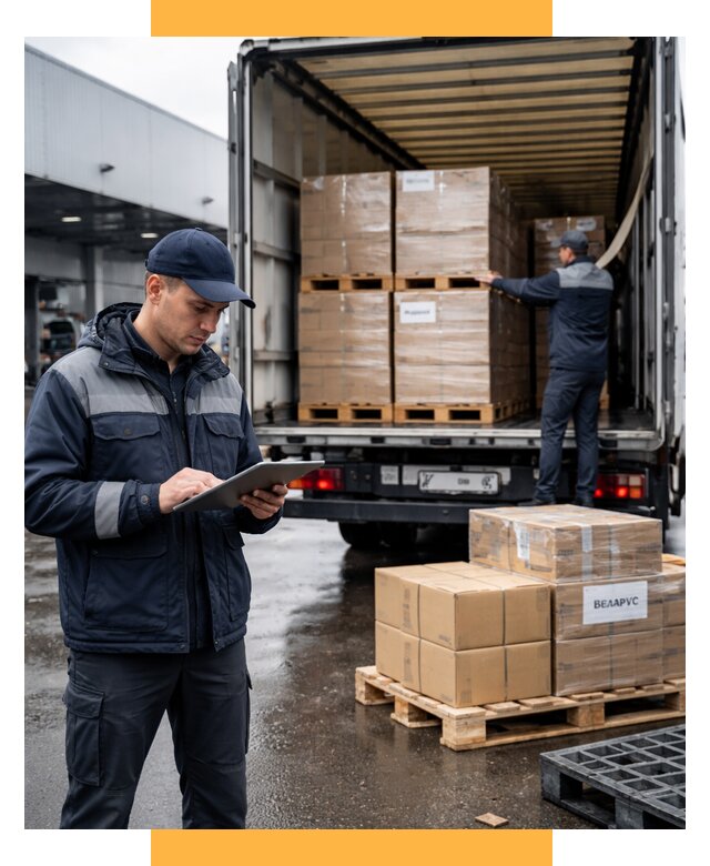 Доставка грузов из Беларуси от 15236 р. логистика СетСервис-Ббн