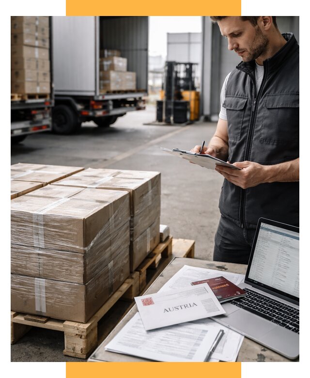 Доставка в Австрию от 66021 р. Логистика и экспорт СетСервис-Ббн