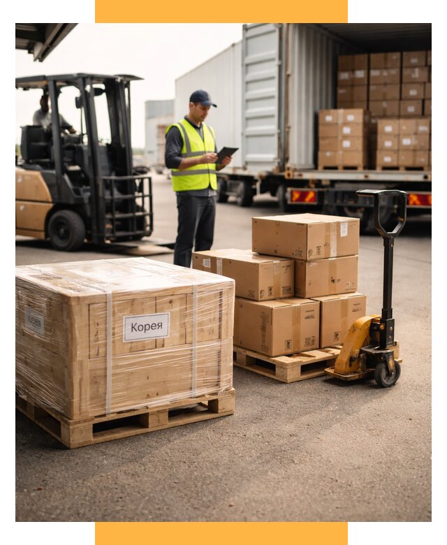 Доставка грузов в Корею из России от 35550 р. | СетСервис-Ббн
