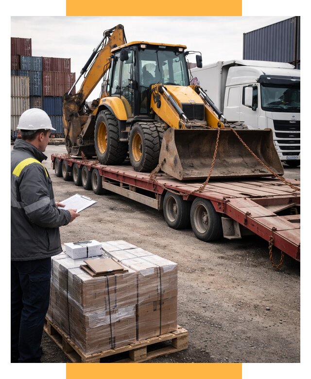 Международная перевозка спецтехники от 45707 р., СетСервис-Ббн