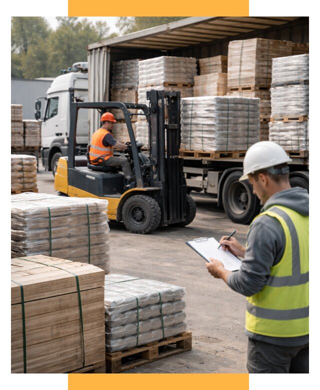 Перевозка строительных материалов от 5586 р. | СетСервис-Ббн