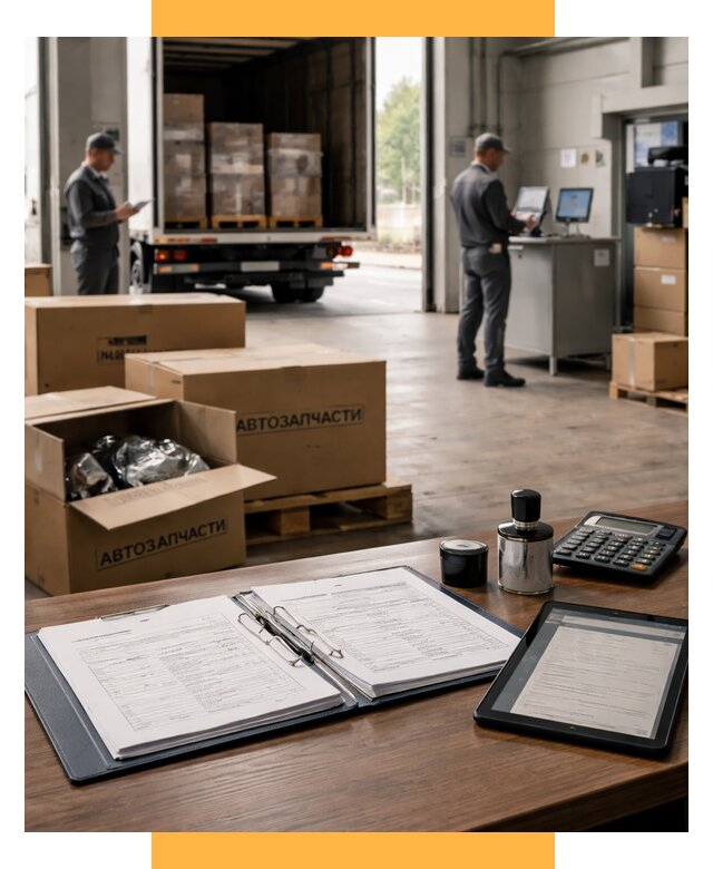 Таможенное оформление автозапчастей под ключ от 8633 р., СетСервис-Ббн