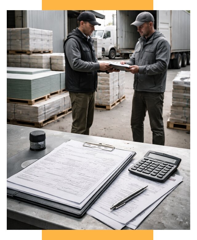 Таможенное оформление стройматериалов от 8633 р. | СетСервис-Ббн