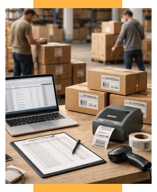 Маркировка импортных товаров от 4571 р. под ключ, СетСервис-Ббн