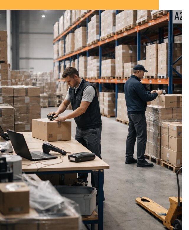 Склад консолидации в Европе: хранение, сортировка от 6602